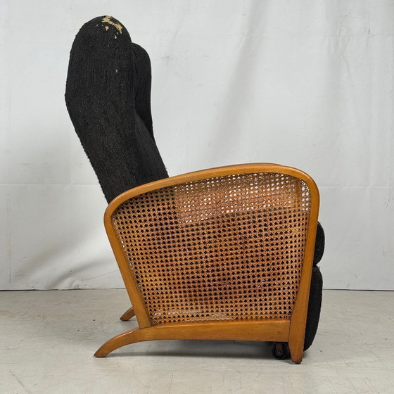 Image 1 of Rattan Side Recliner Chair, 1960s