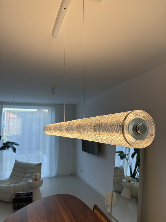 Image 1 of Flos Luce Orizzontale style | Lampada a sospensione LED in vetro di design