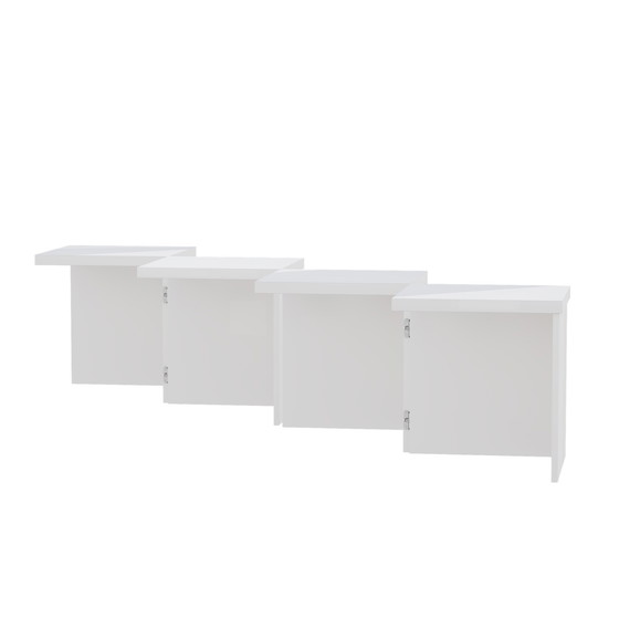 Image 1 of Urban Meuble White Glossy square coffee table, table top with free combination UVVEDS