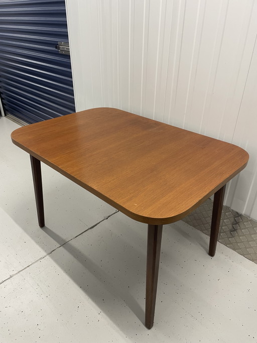 Vintage, Retro Mid-Century Extendable Table – eettafels, Wood (photo 2 of 7)