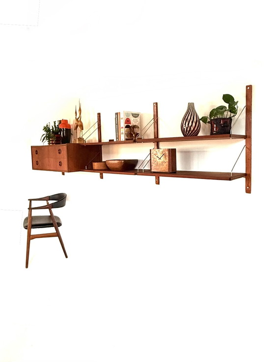 Image 1 of Système mural modulaire danois vintage des années 60