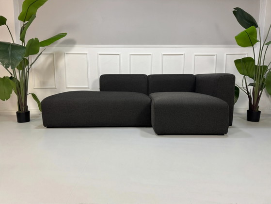 Image 1 of HAY Mags Sofa Grau Stoff Ecksofa Couch Modular + Hocker
