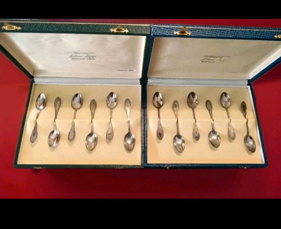Image 1 of Vintage Silver Spoons - Hallmarked 800