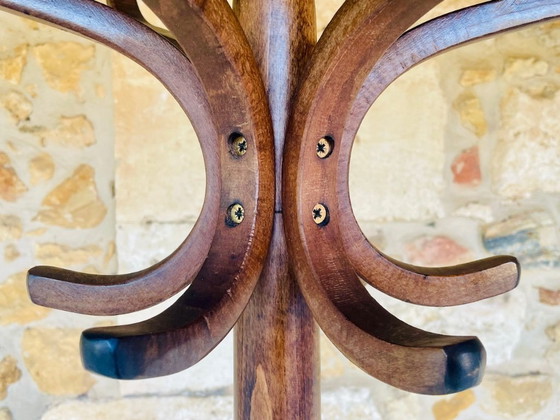 Image 1 of Porte-manteau sur pied de style moderne du milieu du siècle, par Baumann, années 1960