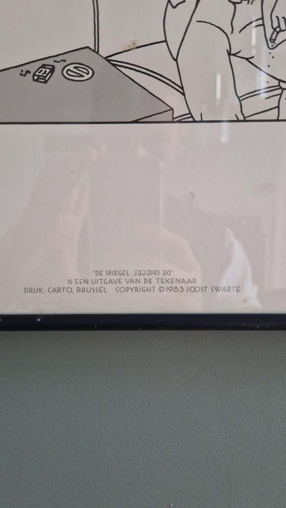 Image 1 of Affiche vintage cool des années 70 par Joost de Swarte