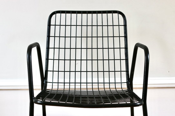 Image 1 of Een paar vintage metalen tuinstoelen, model EMU Rio.