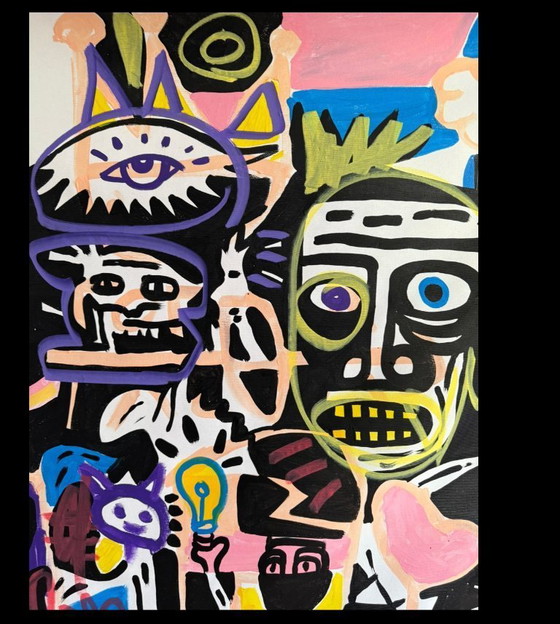 Image 1 of Gemälde Freda People Guernica Abstrakte Sammlung