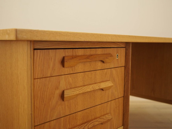 Image 1 of Escritorio de roble, diseño danés, años 60, diseñador: Henning Kjærnulf