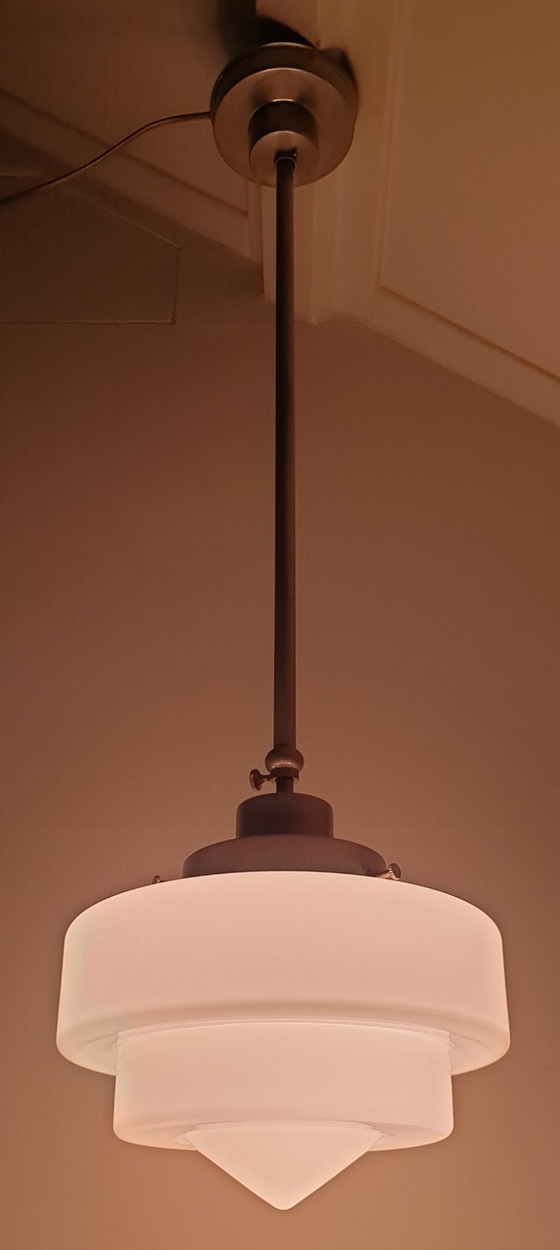 1 di 2 Lampada a sospensione Art Déco Giso (Gispen) – Giso Gispen, Lampade a sospensione, Metal (photo 3 of 39)