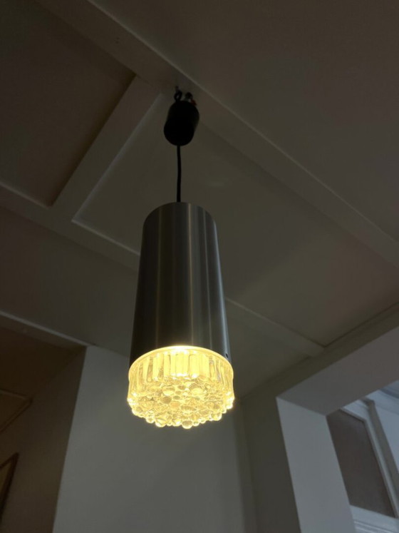 Image 1 of Brushed metal pendant lamp – Staff Leuchten, Germany