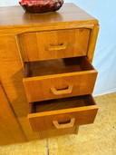 Mid-Century Retro Vintage Oak Compactum Gentleman’s Wardrobe by G Plan E. Gomme c.1950–1960    Gold Stamp • Space-Saving Design 