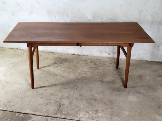 Image 1 of Hans J. Wegner AT327 dining table for Andreas Tuck, Denmark 1965