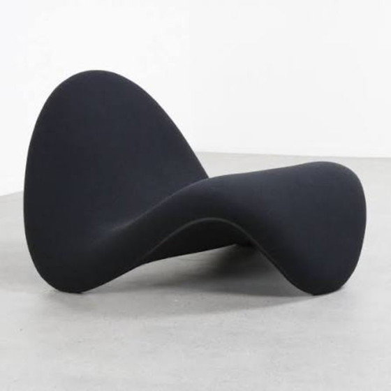 Sedia Artifort Tongue nera – Sedie e poltrone, Metal, Textile (photo 4 of 5)