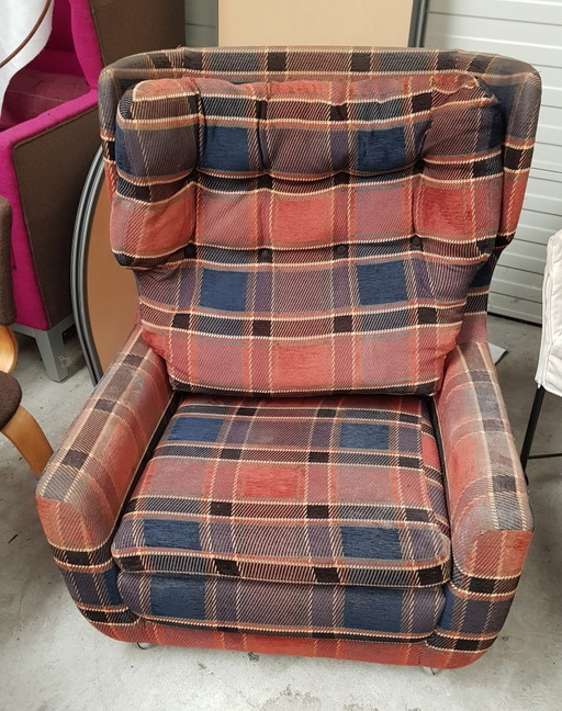 Comfortabele XL fauteuil van Carl Straub