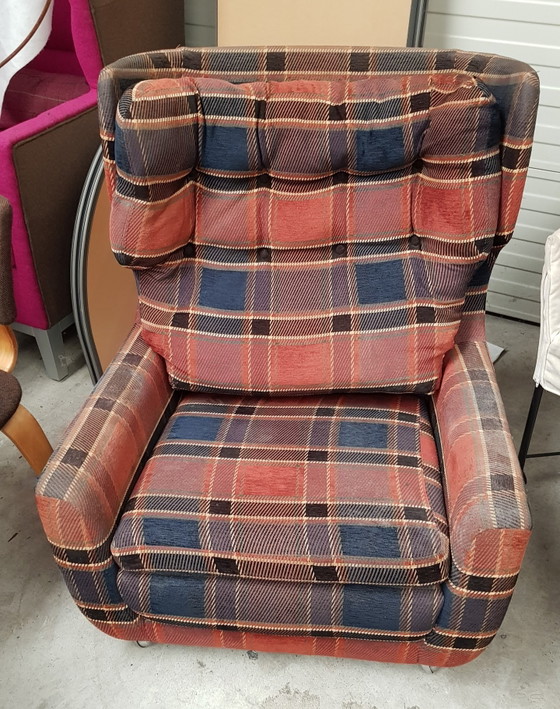 Image 1 of Comfortabele XL fauteuil van Carl Straub