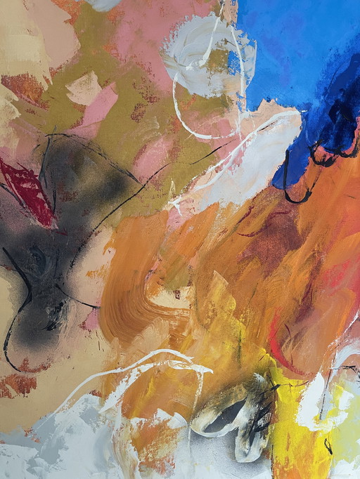 2x Olieverf schilderijen van Henk van Vessem