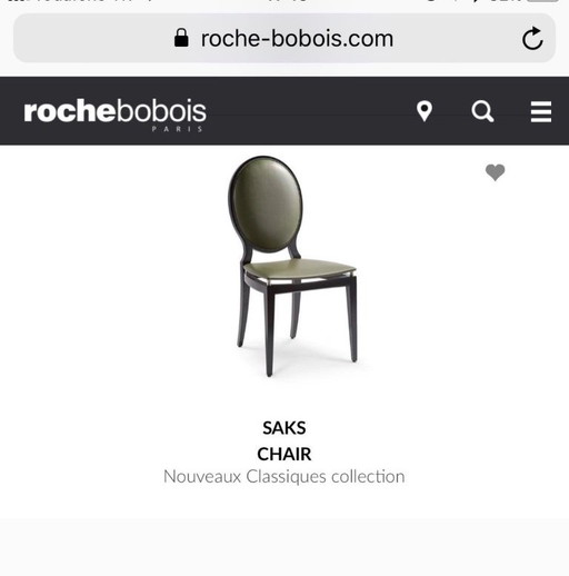 Roche Bobois 6x Sax Eetkamerstoelen – Wood (photo 2 of 5)