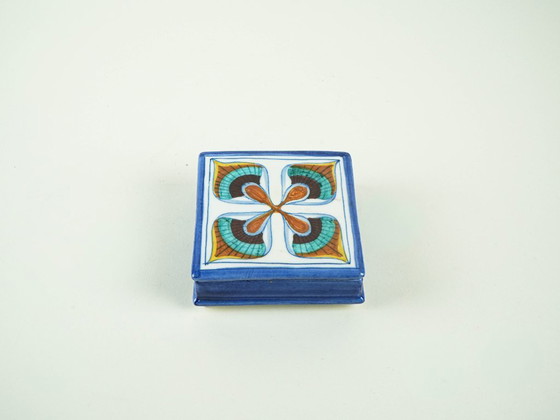 Image 1 of Toscari ceramic box, Italian design, 1970s, production: Italy