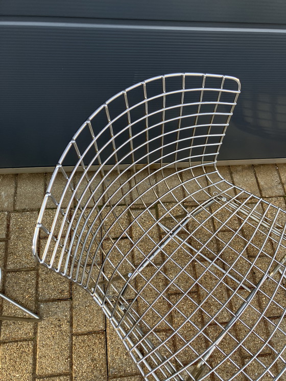 Image 1 of 4x original Knoll Bertoia Side Chairs Chrom im Top Zustand!