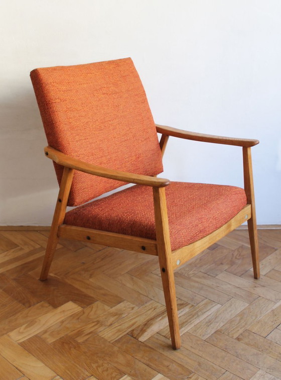Image 1 of 1960s Pair of Mid-Century Armchairs