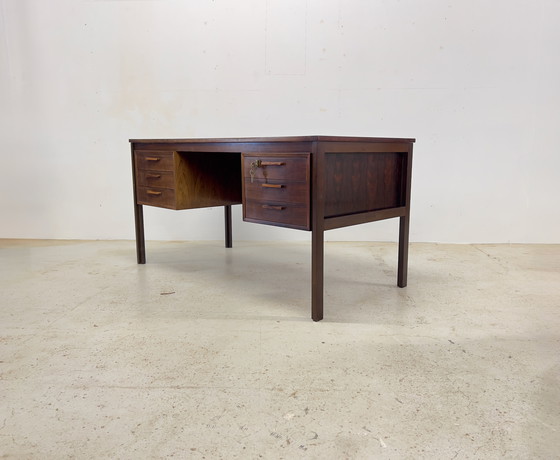 Image 1 of Bureau en bois de rose par Kai Kristiansen pour FM Møbler