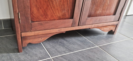 Image 1 of Mahoniehouten dressoir, gesigneerd Maple & Co - 19e eeuw