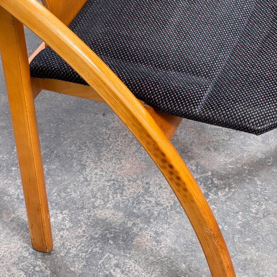 Image 1 of Juego de 4 sillas de comedor de madera curvada de Asko, Finlandia, 1995.