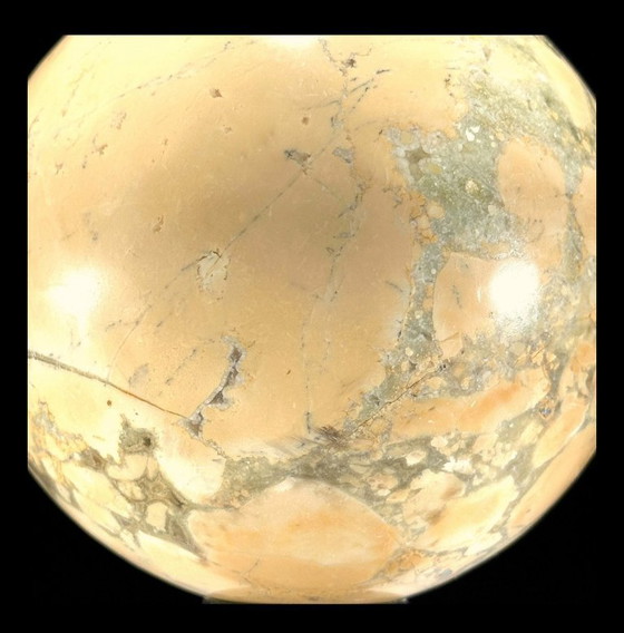 Image 1 of Adorno de piedra natural sobre base – Juego de 2