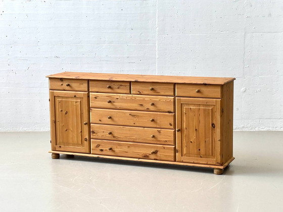 Image 1 of Elegant sideboard made of pine wood, Switzerland, 1990s