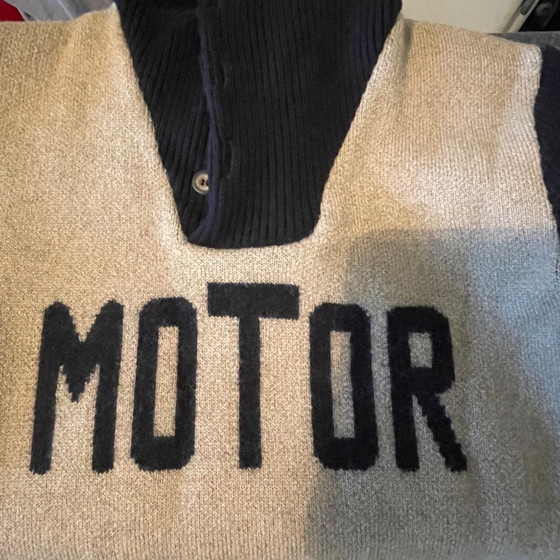 Maglione unisex da motociclista in stile anni '20 - Un pezzo chic Murderdrome Maglione in maglia di lana (photo 9 of 11)