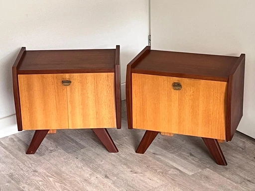 Vintage Nightstands | Teak Wood | 1960s