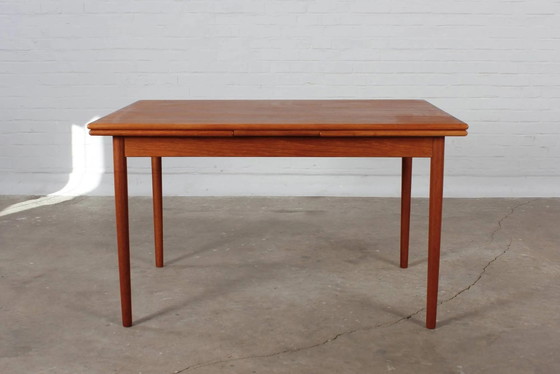 Tavolo da pranzo vintage in teak 4-6 pers. Danish design tavolo da cucina anni '60 – Tavoli da pranzo, Legno (photo 5 of 18)