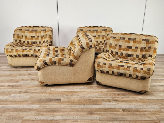 Image 1 of Modular fabric armchairs from the 1970s