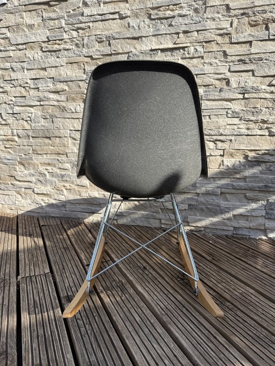 Eames Herman Miller Rocking Chair US 60s No Vitra – Swivel chairs, Fiberglass (photo 6 of 13)