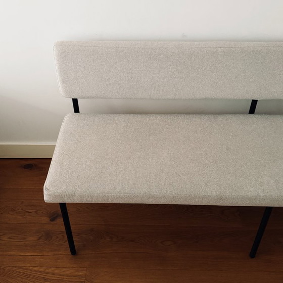 Image 1 of Banc de salle à manger scandinave Aspen beige recyclé