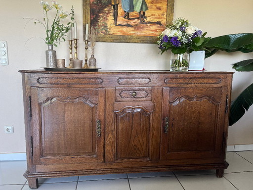 Antique sideboard (Dressoir) in oak from France - ca. 1775