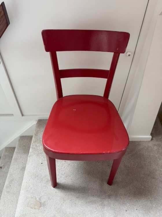 Set van 8 originele vintage Horenglarus stoelen – Zwitsers design – Horgenglarus, Eetkamerstoelen, Wood (photo 15 of 29)