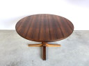 Mesa de comedor sueca extensible Mid-century de teca, años 60