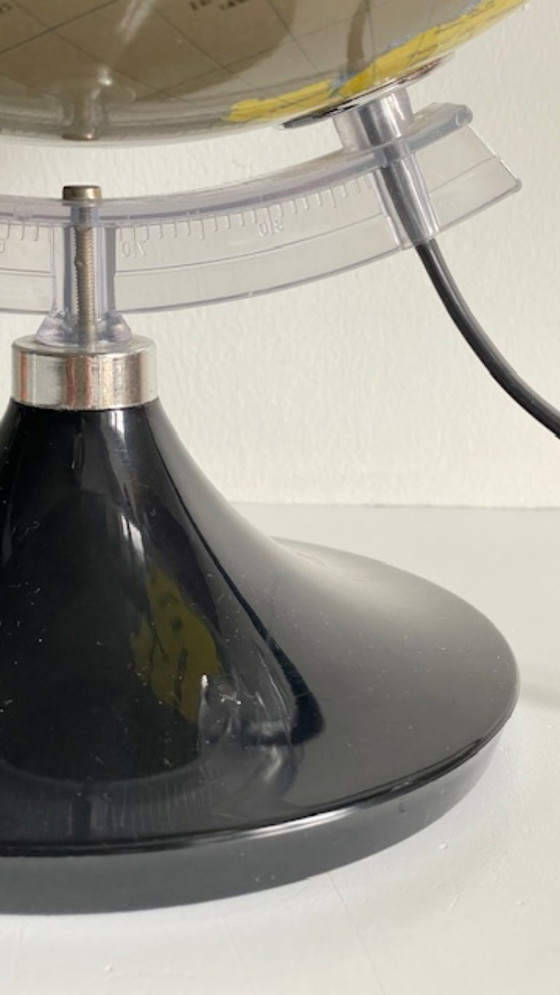 Image 1 of Illuminated Earth Globe Made in Italy