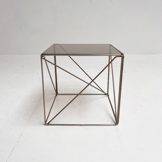 Tavolino laterale geometrico isocele di Max Sauce, anni '60 – Tavolini, Metal (photo 4 of 6)