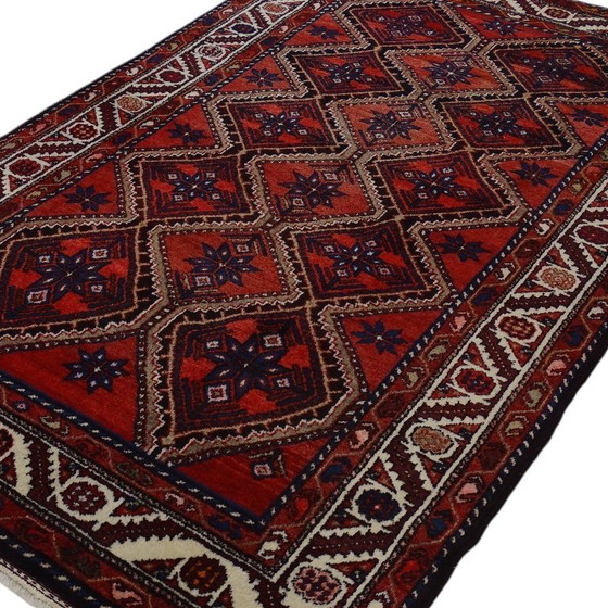 Image 1 of Halb-antiker Afshar – 265 x 165 cm – handgeknüpfter Perserteppich