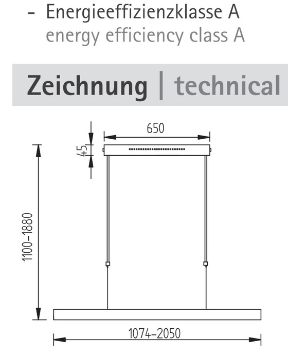 Image 1 of Design LED lamp Knapstein Germany , incl 2 sensoren