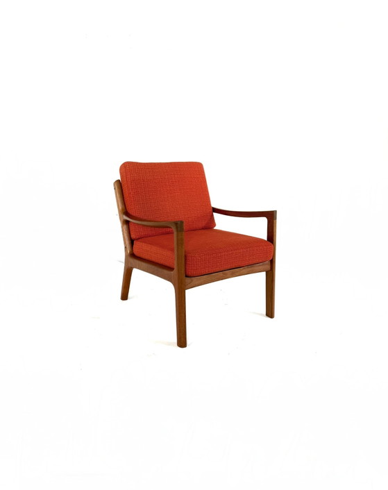 Image 1 of Vintage Deense teakhouten fauteuil, France & Son ‘70