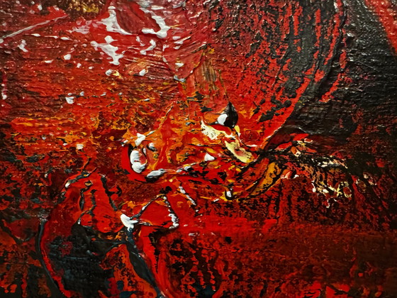 Image 1 of Dipinto di Ilona Hendriks 'Facciamo una palla'