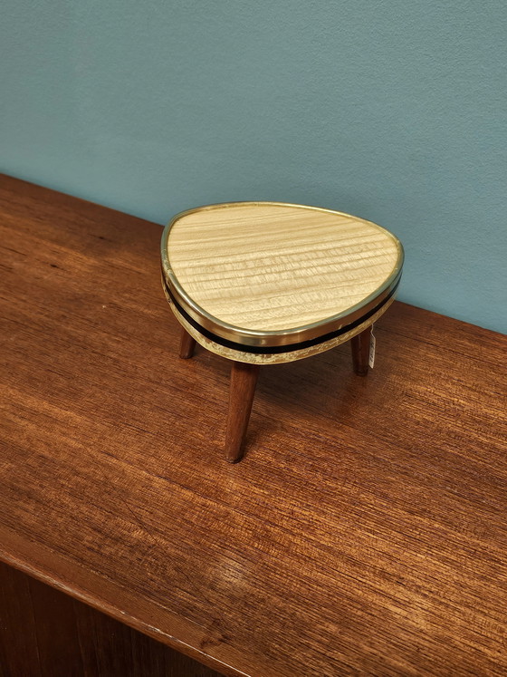 Image 1 of Mini Vintage Plant Table Small Table Side Table Cactus Windowsill