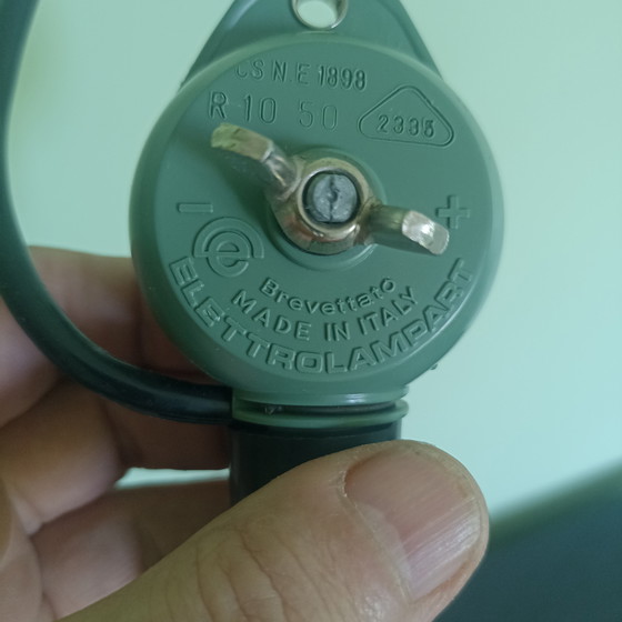 Image 1 of Italian Space Age Pendant Lamp – Elettrolampart "Rolly" – 1970s