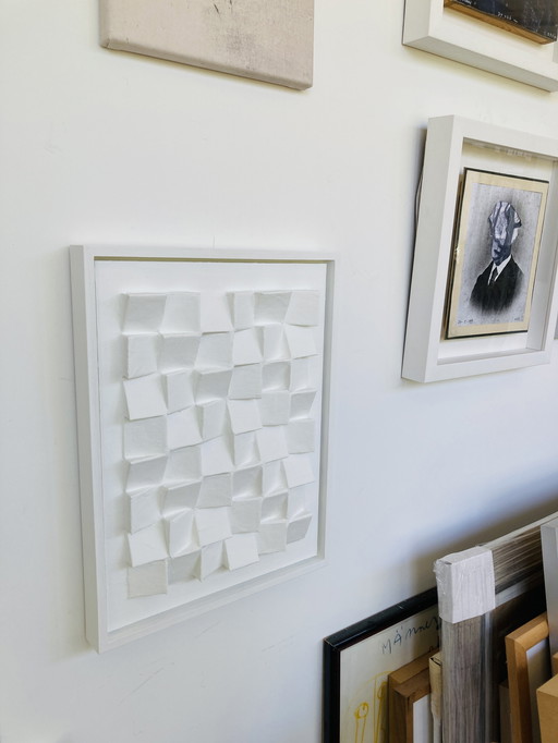 Jan Hendriks - Abstract Minimalist White 3D Artwork