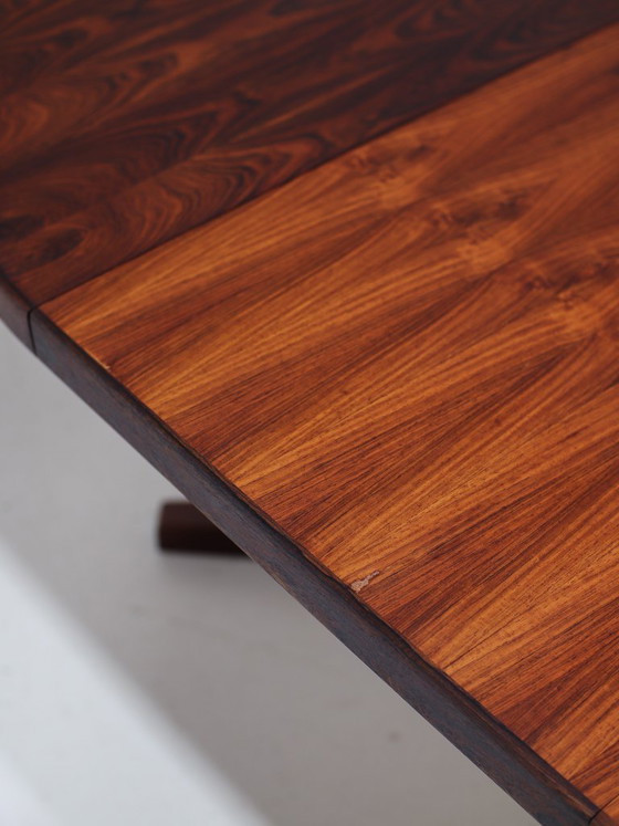 Image 1 of Uitschuifbare eettafel palissander Deens 1960s