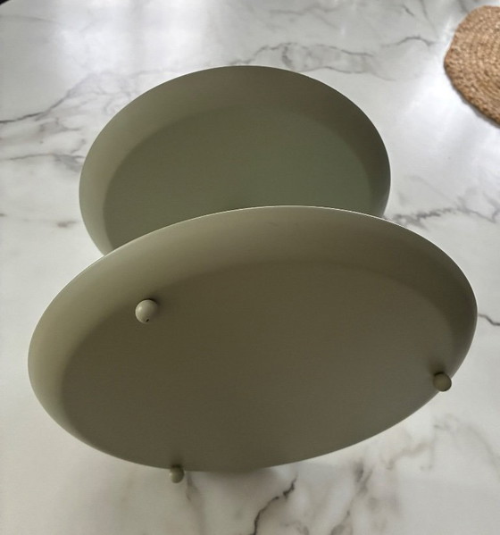 Image 1 of 2-tier metal display stand