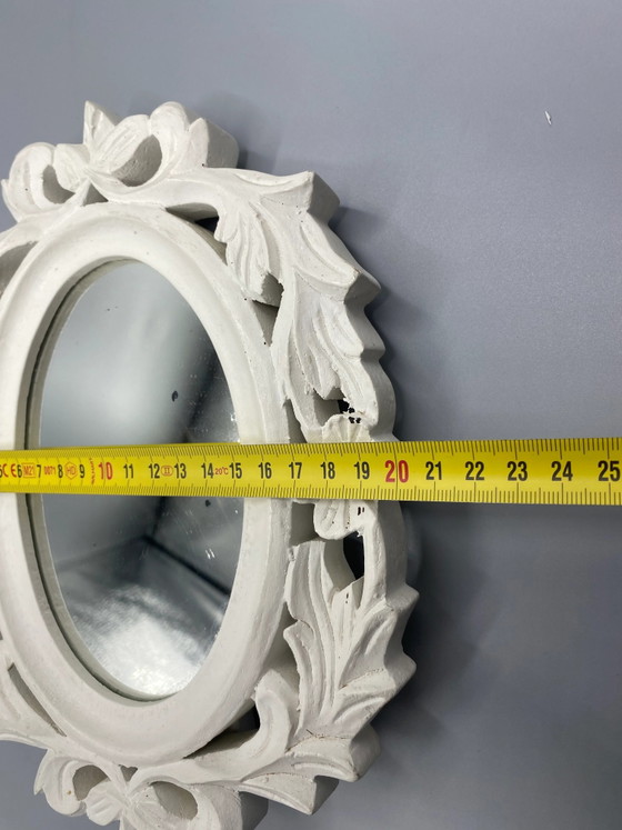 Jardin d'Ulysse Table Mirror with Openwork Floral Design – Decorative Objects, Wood, Glass, Vintage (photo 5 of 7)